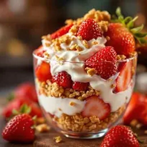 Strawberry Yogurt Parfait.