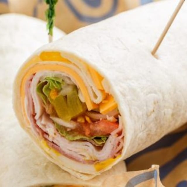 Roly Pounder Sandwich/Wrap.
