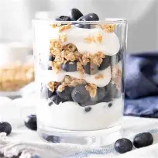 Blueberry Yogurt Parfait.