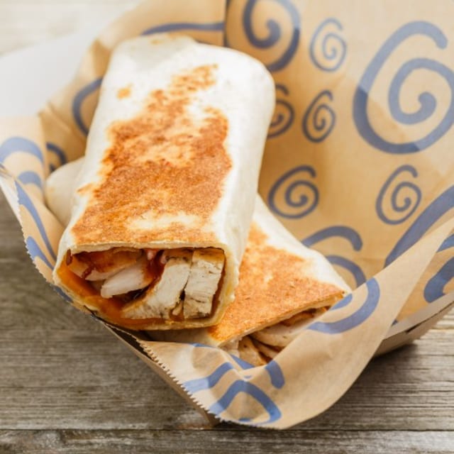 Hickory Chicken Hot Pressed Sandwich Wrap.