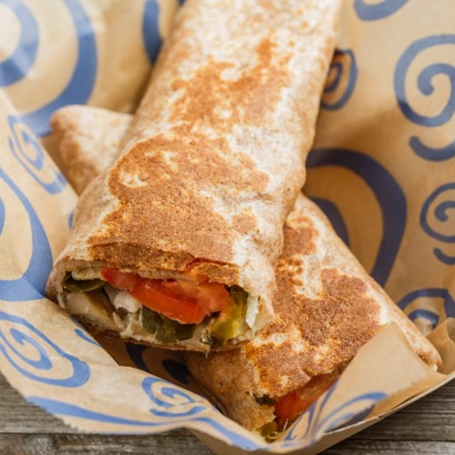 Chicken Popper Hot Pressed Sandwich Wrap.
